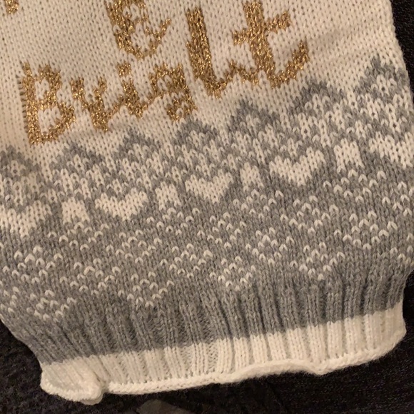 New dog sweater charming “Merry & Bright” various sizes - Picture 4 of 8